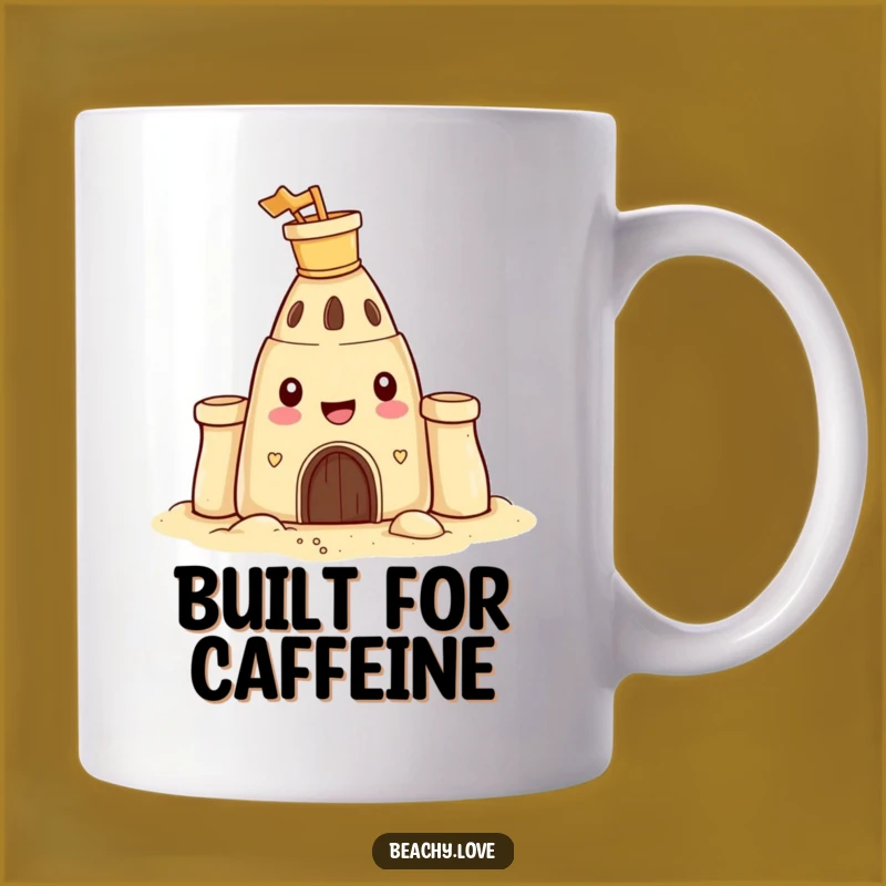 Funny Sandcastle Bucket Spade Mug: A Cheerful Beach Gift for Builders