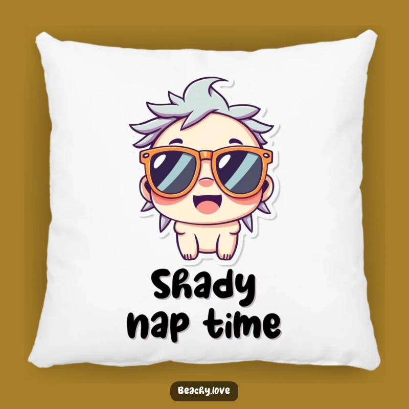 Funny Kawaii Cool Dude Pillow: Cozy Smiling Character for a Soft Gift