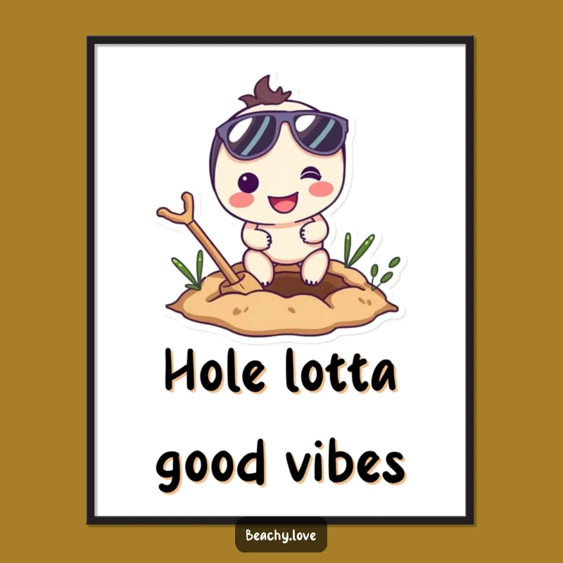 Funny Free Printable Wall Art: Digging Enthusiasm, Energetic Decor