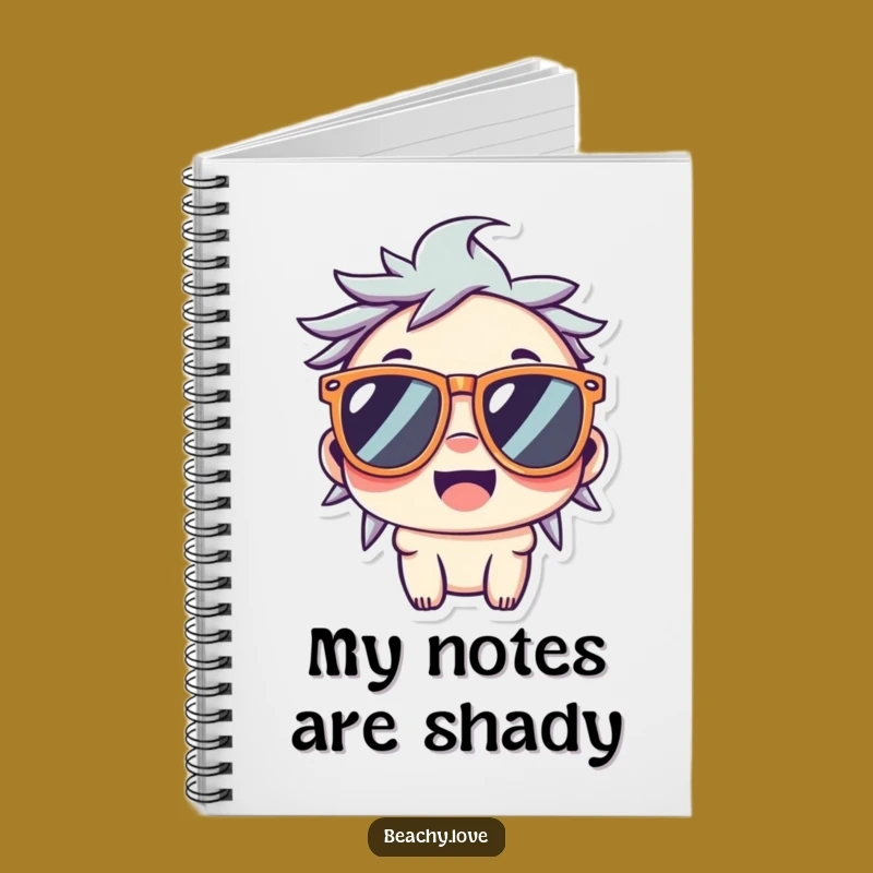 Funny Kawaii Cool Dude Notebook: Smiling Character for Creative Notes Gift