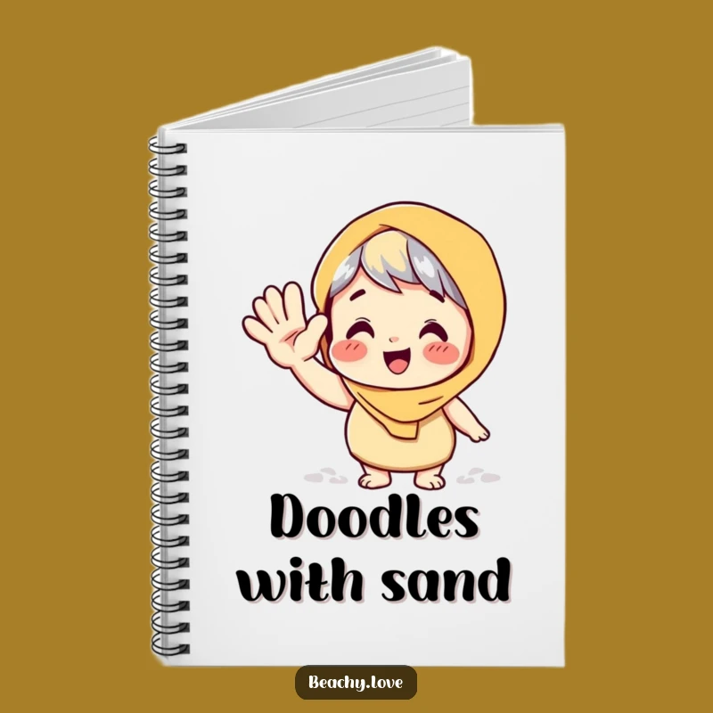 Funny Sandy Wave Notebook: Jot Down Hilarious Beach Memories & Ideas