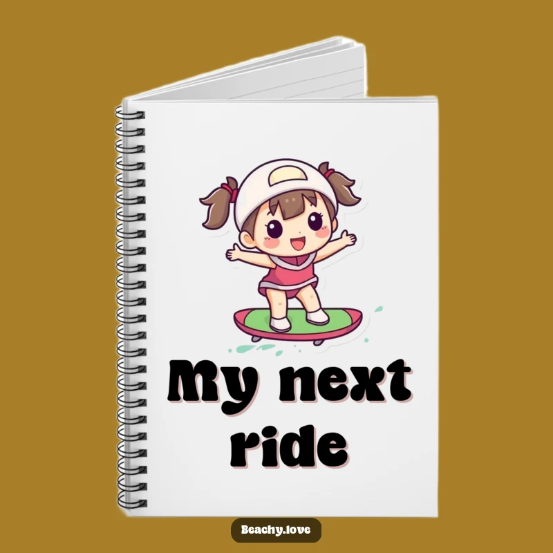 Funny Surfing Notebook: Delighted Rider's Colorful Journal