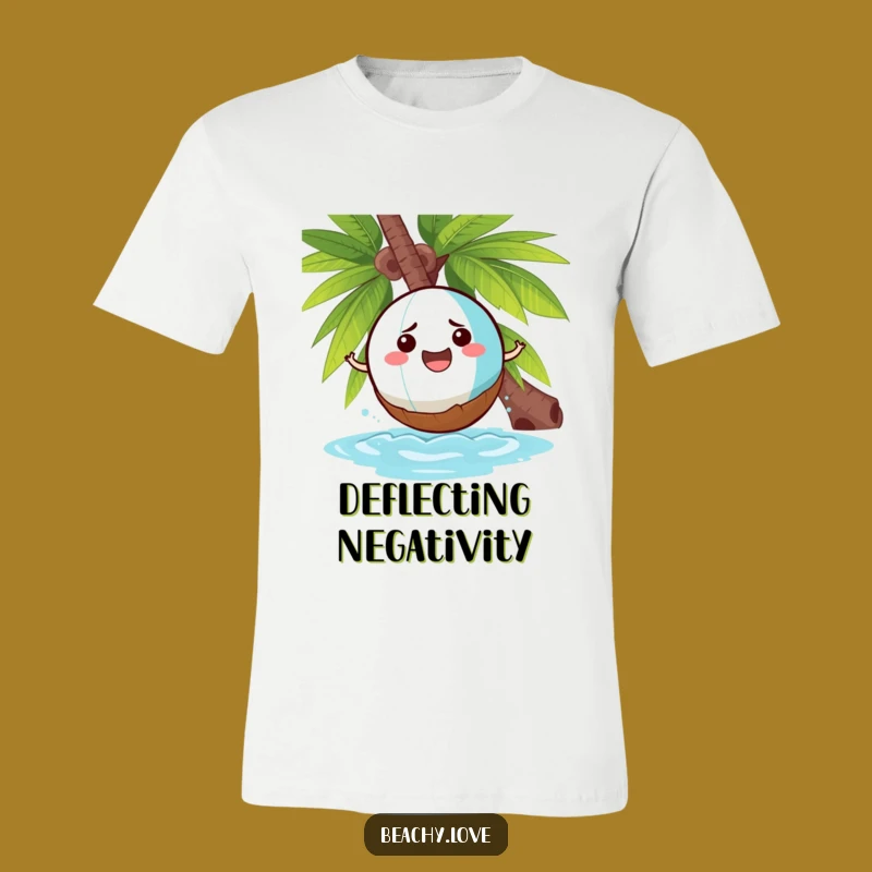 Funny Beach Ball Coconut T-Shirt: Hilarious Tropical Apparel Gift