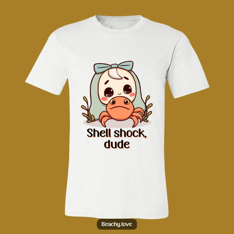 Funny Hermit Crab Encounter T-Shirt: A Hilarious Shirt for Beach Lovers